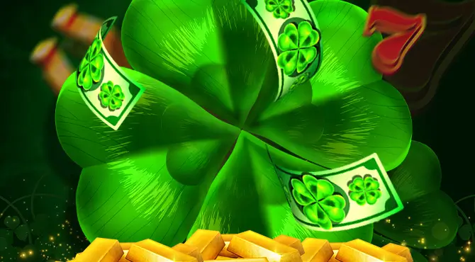 Cash 20 Lucky Clover Bar Link